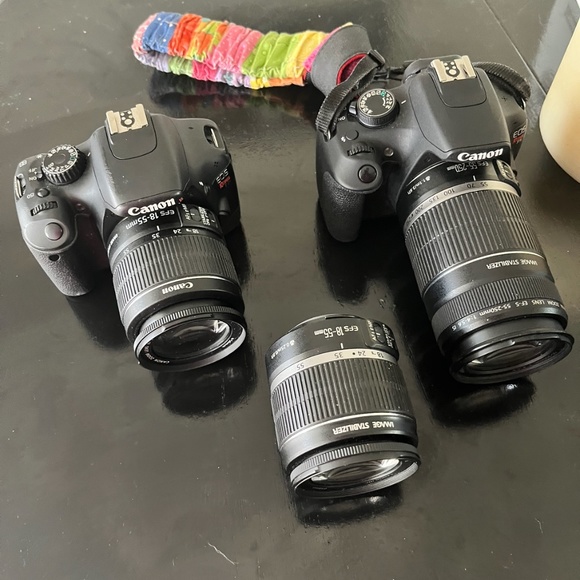 Canon EOS Rebel cameras and lenses